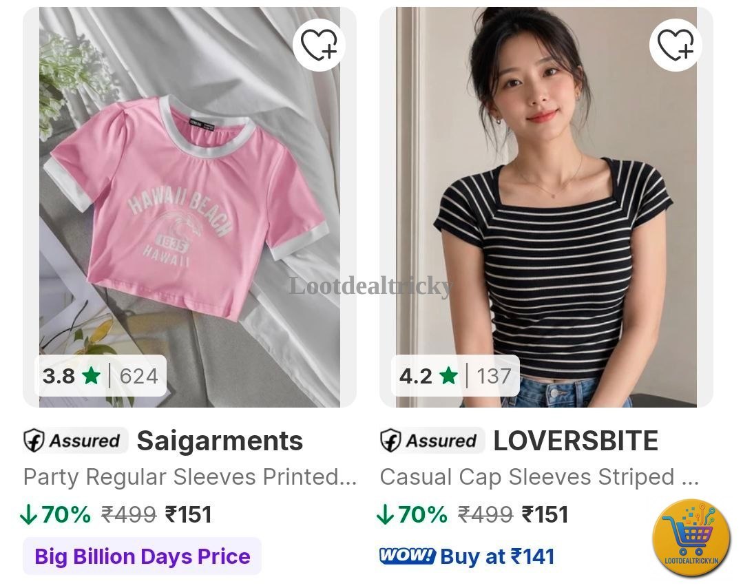Flipkart Crop Tops – Just ₹199 | Loot Lo Flipkart Crop Tops – Just ₹199 | Loot Lo