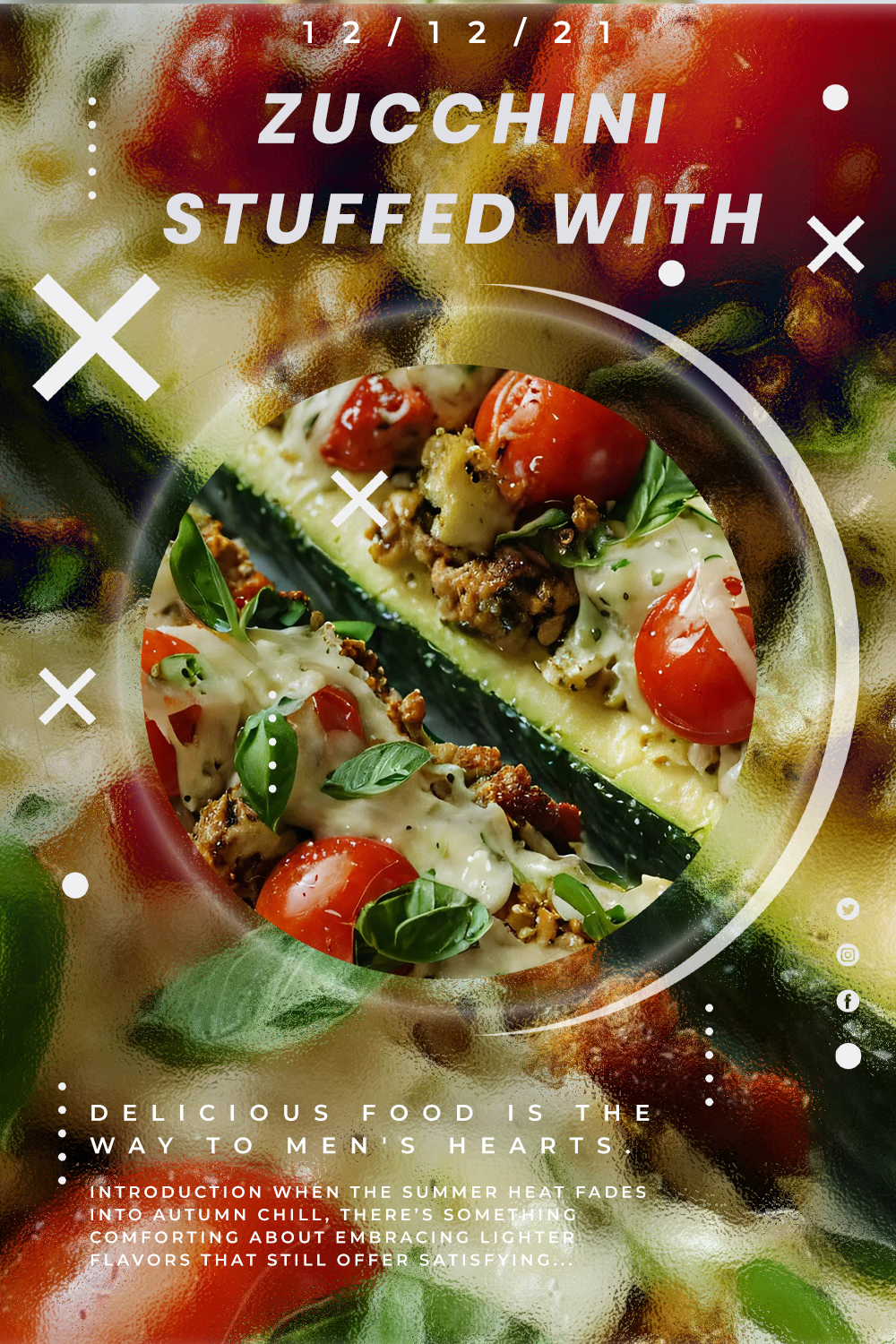 Zucchini Stuffed with Turkey Pesto Recipe