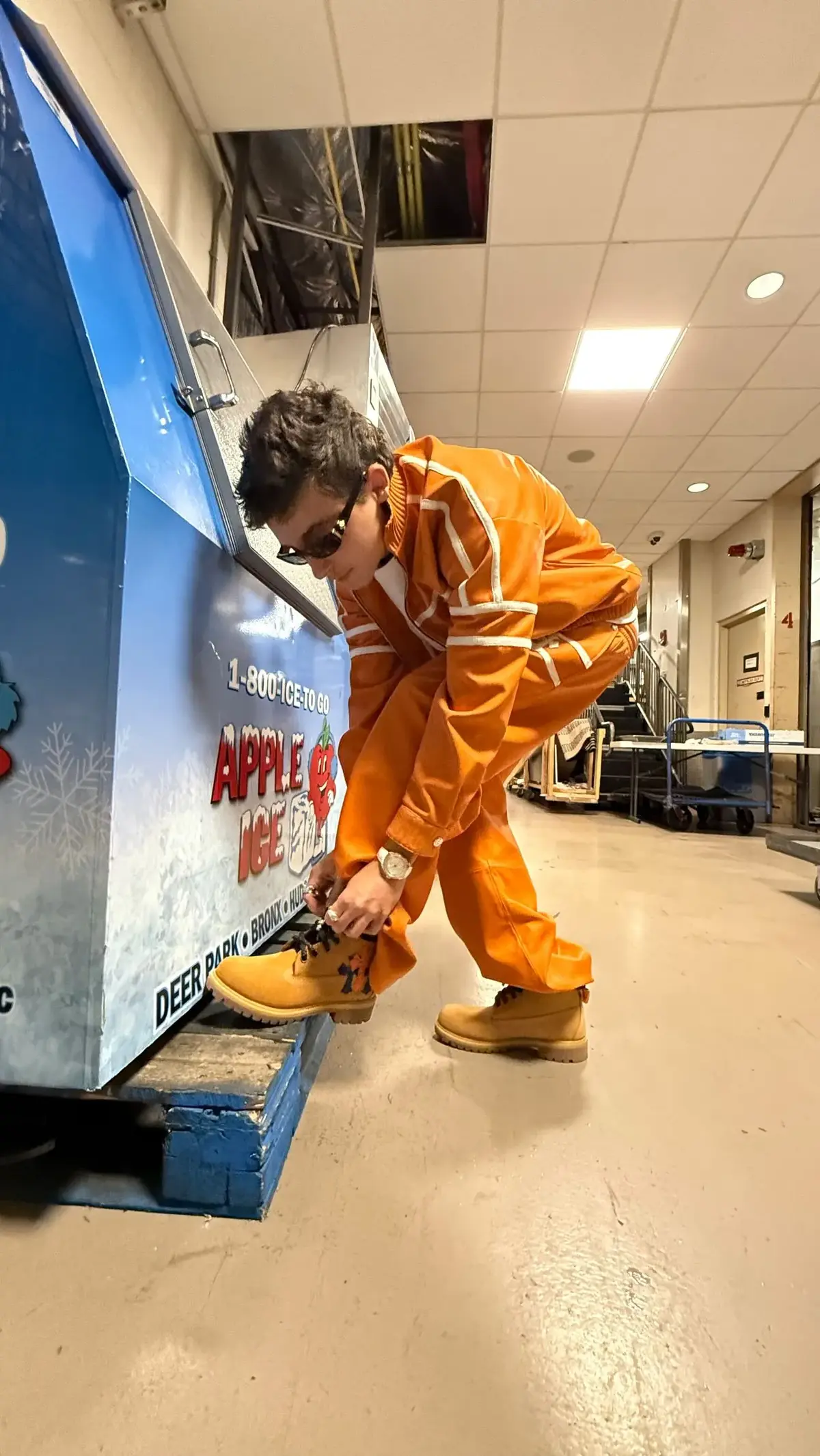 Timothée Chalamet’s Courtside Style