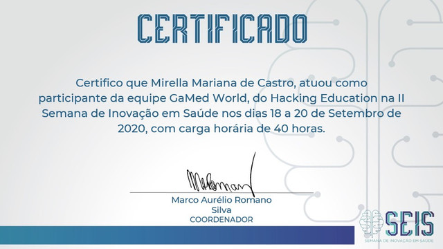 Hackaton certificado