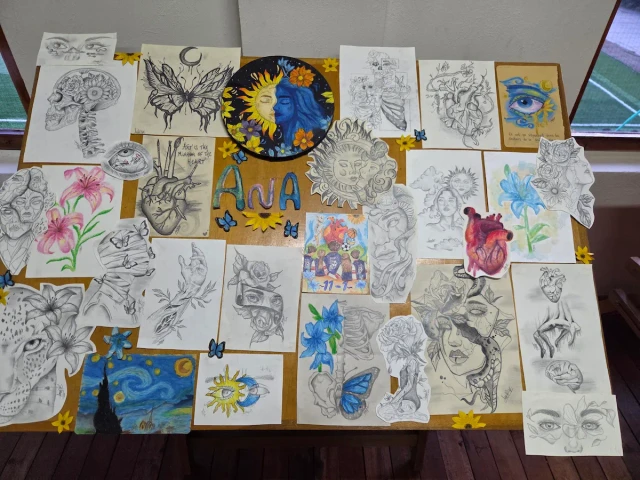 Dibujos e ilustraciones elaborados por estudiantes