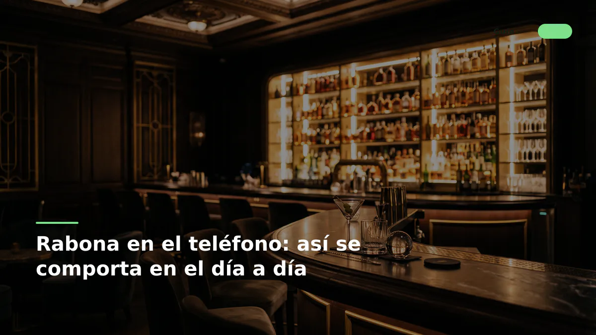 Rabona en el teléfono: así se comporta en el día a día