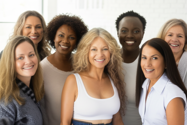Woman hair growth routine