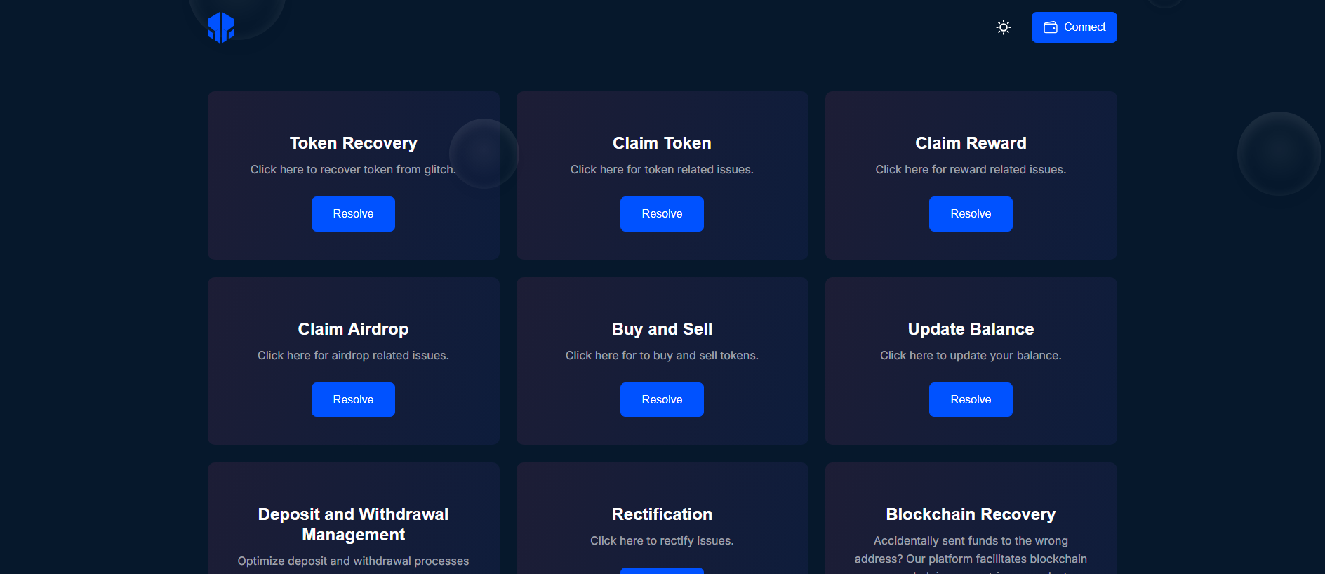 Screenshot of mainnets.collabscare.com