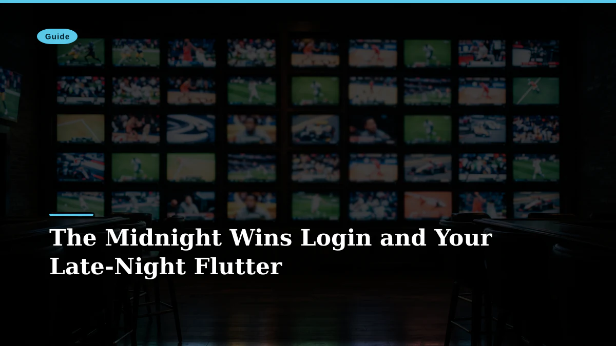 The Midnight Wins Login and Your Late-Night Flutter