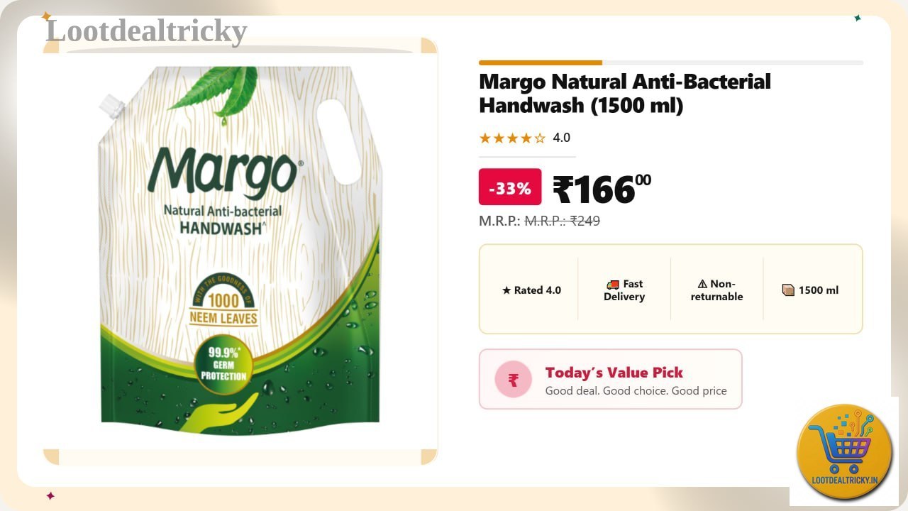 Margo Natural Anti – Just ₹166 | Best Price Drop Today