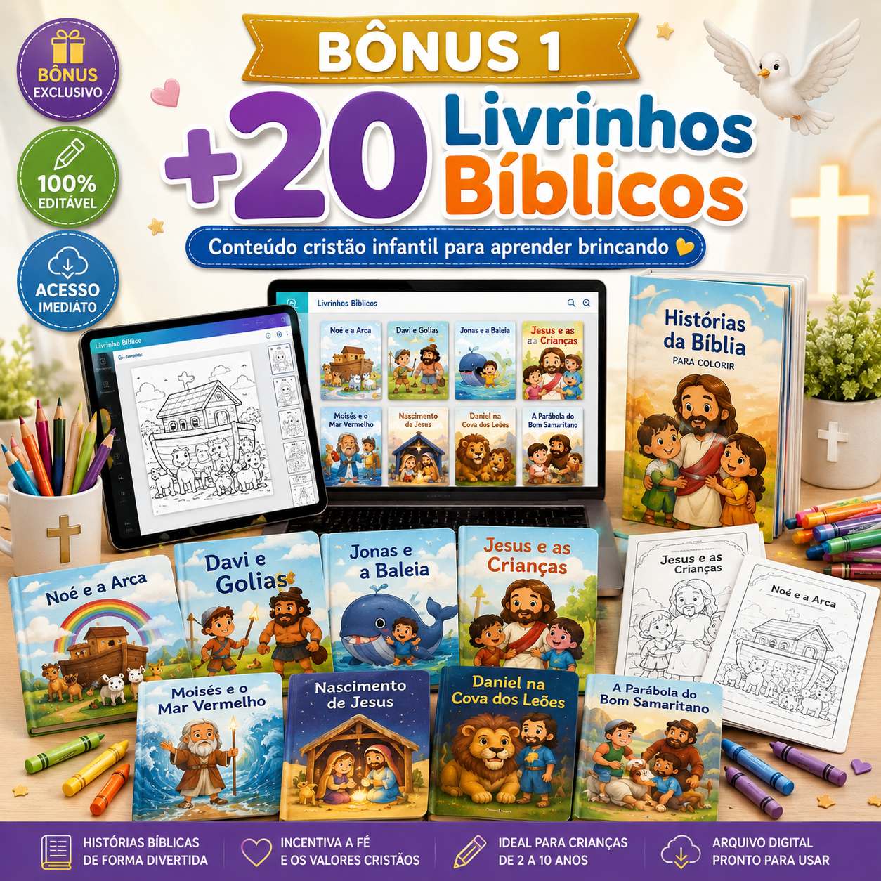 +20 Livrinhos Bíblicos