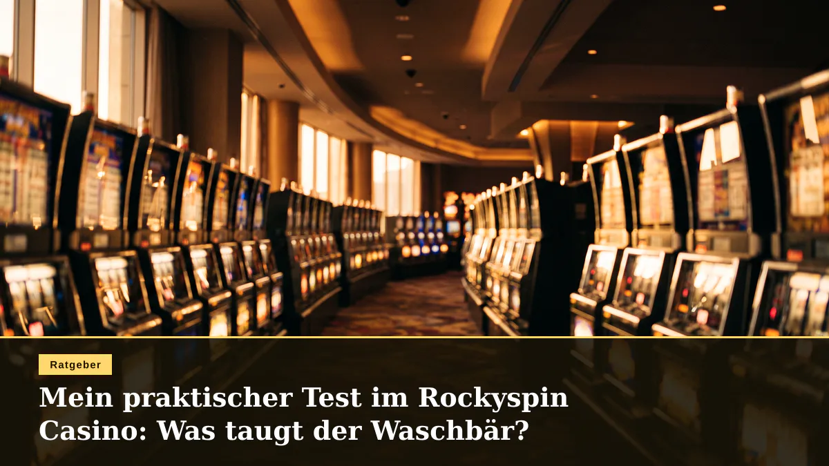 Mein praktischer Test im Rockyspin Casino: Was taugt der Waschbär?