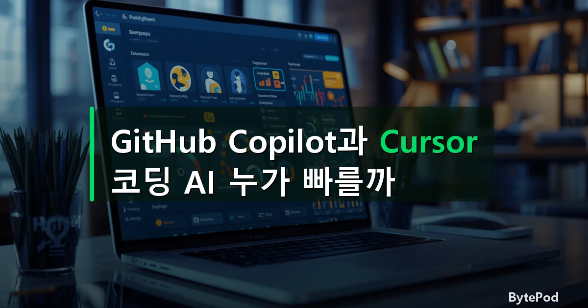 GitHub Copilot과 Cursor — 코딩 AI 누가 빠를까