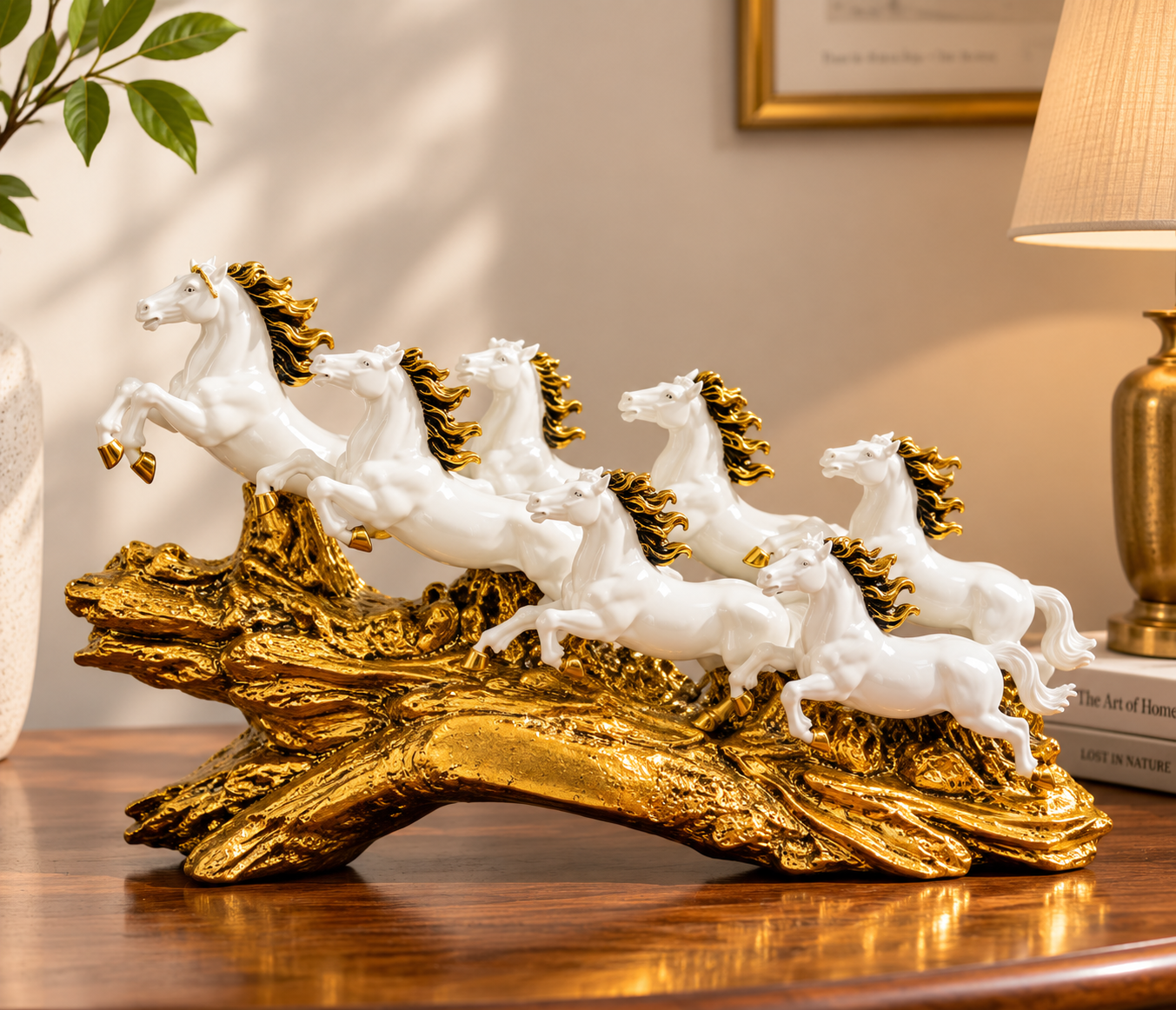 7 Horses White (Resin)