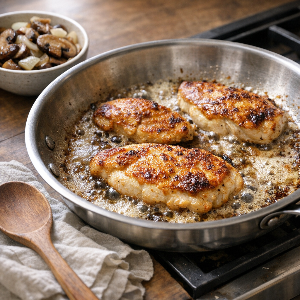 easy skillet chicken dinner ingredients