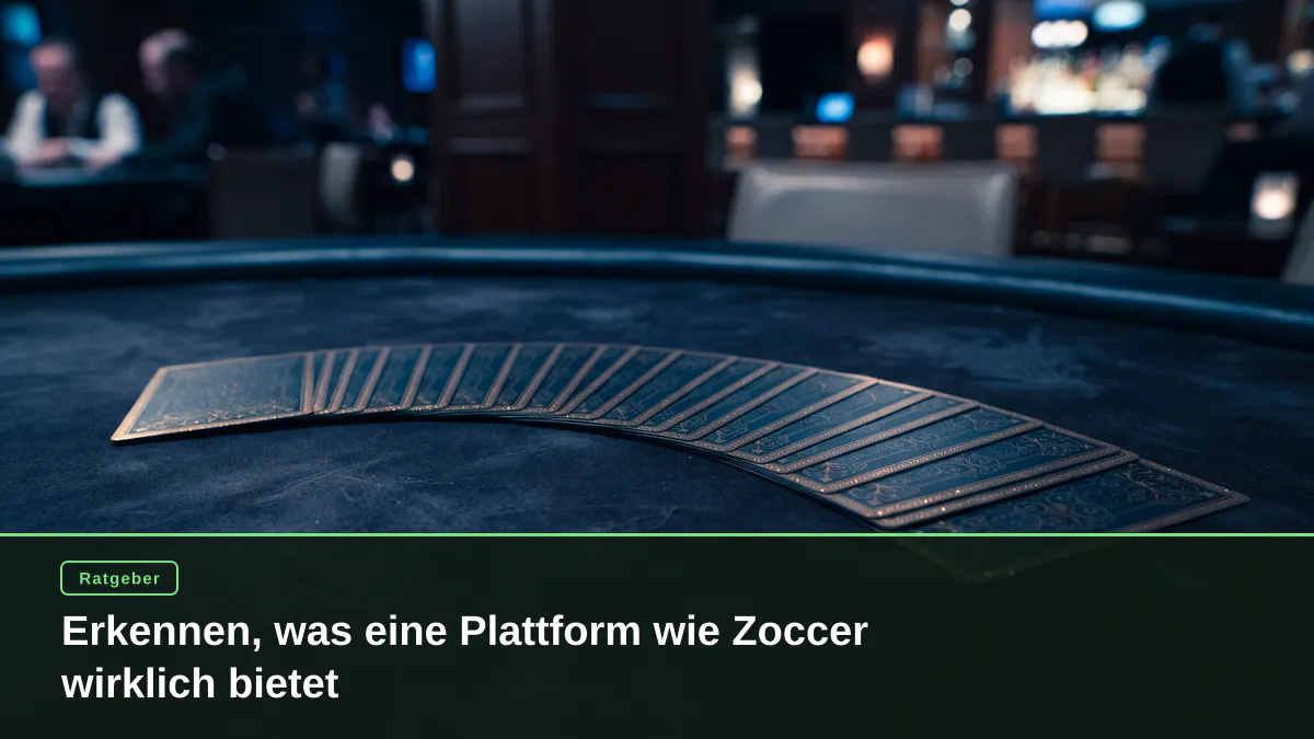Erkennen, was eine Plattform wie Zoccer wirklich bietet