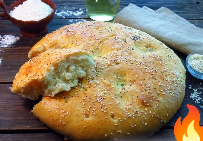 Постер Молочный манный хлеб