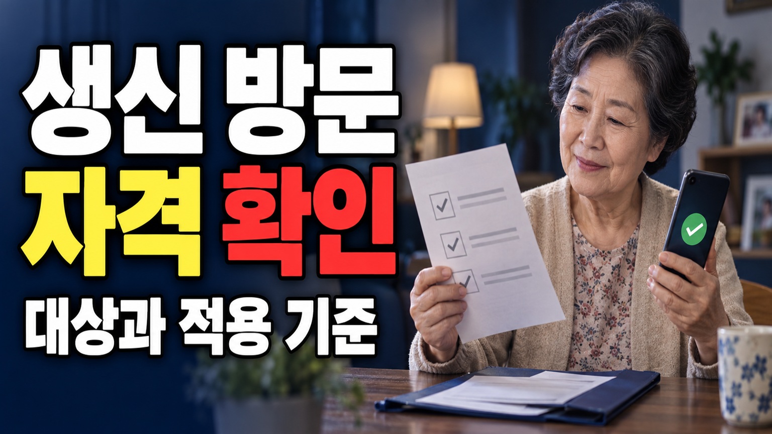 구비서류 ‘해당없음’, 강진군 생신 방문 자격 확인까지 생략될까? 관련 핵심 정보를 상징적으로 보여주는 썸네일 이미지