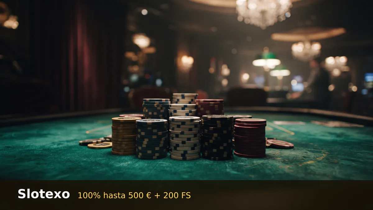 Slotexo casino — bono de bienvenida 100% hasta 500 € + 200 FS, pagos: Visa, Mastercard, Skrill, Neteller, Paysafecard