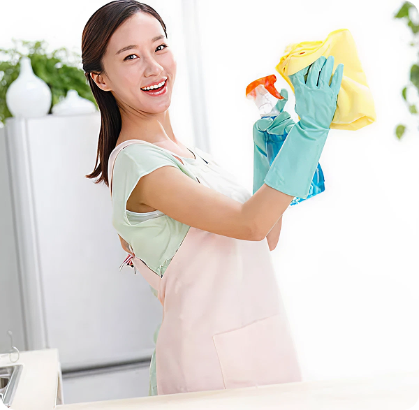 Trusted maid cleaning a home through SearchMaid service