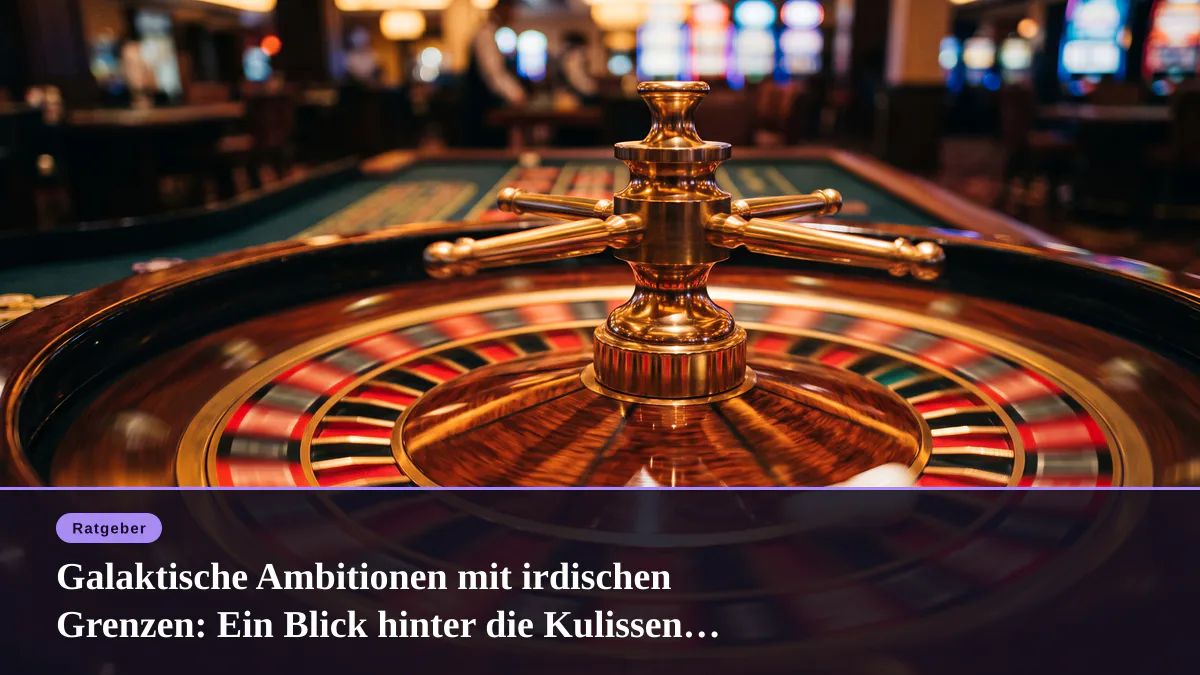 Galaktische Ambitionen mit irdischen Grenzen: Ein Blick hinter die Kulissen von Just Casino