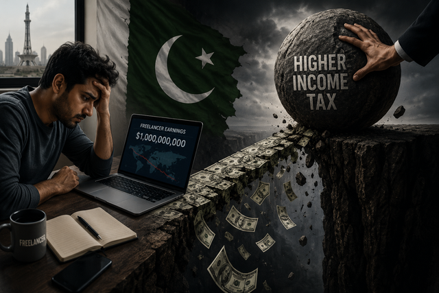 انکم ٹیکس میں اضافہ پاکستان کی فری لانس انڈسٹری کے لیے خطرہ