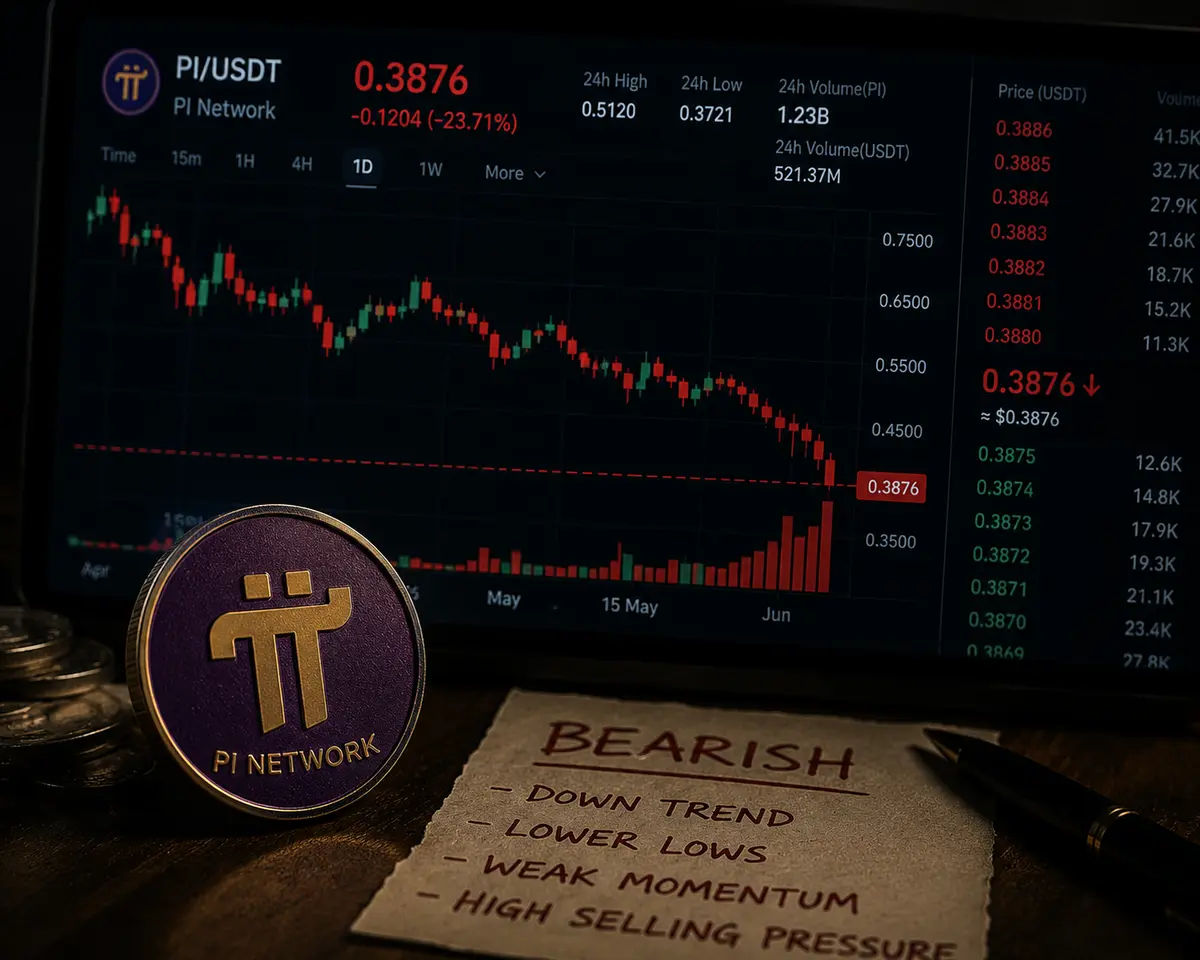 Pi Network's Value Drops Amid Selling Pressure