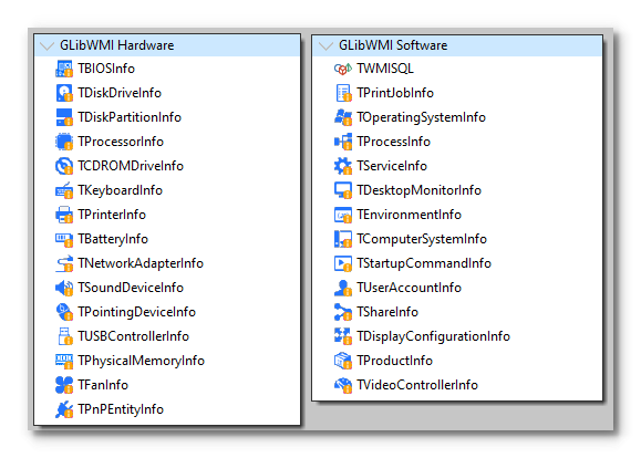 Download GLibWMI Component Library v3.3 for Delphi 13