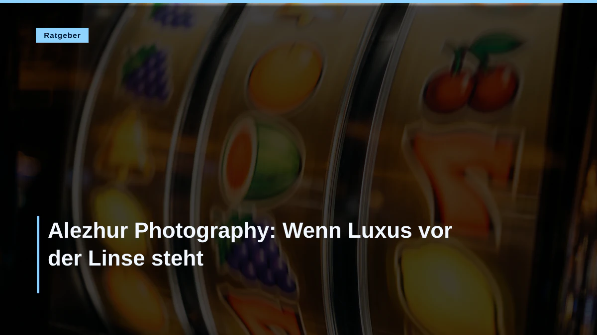 Alezhur Photography: Wenn Luxus vor der Linse steht