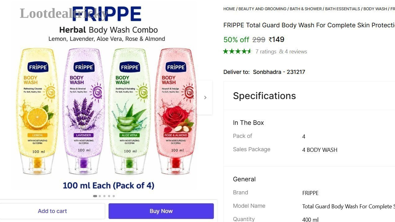   body Wash Pack – Just ₹149 | Limited Time Loot Offer