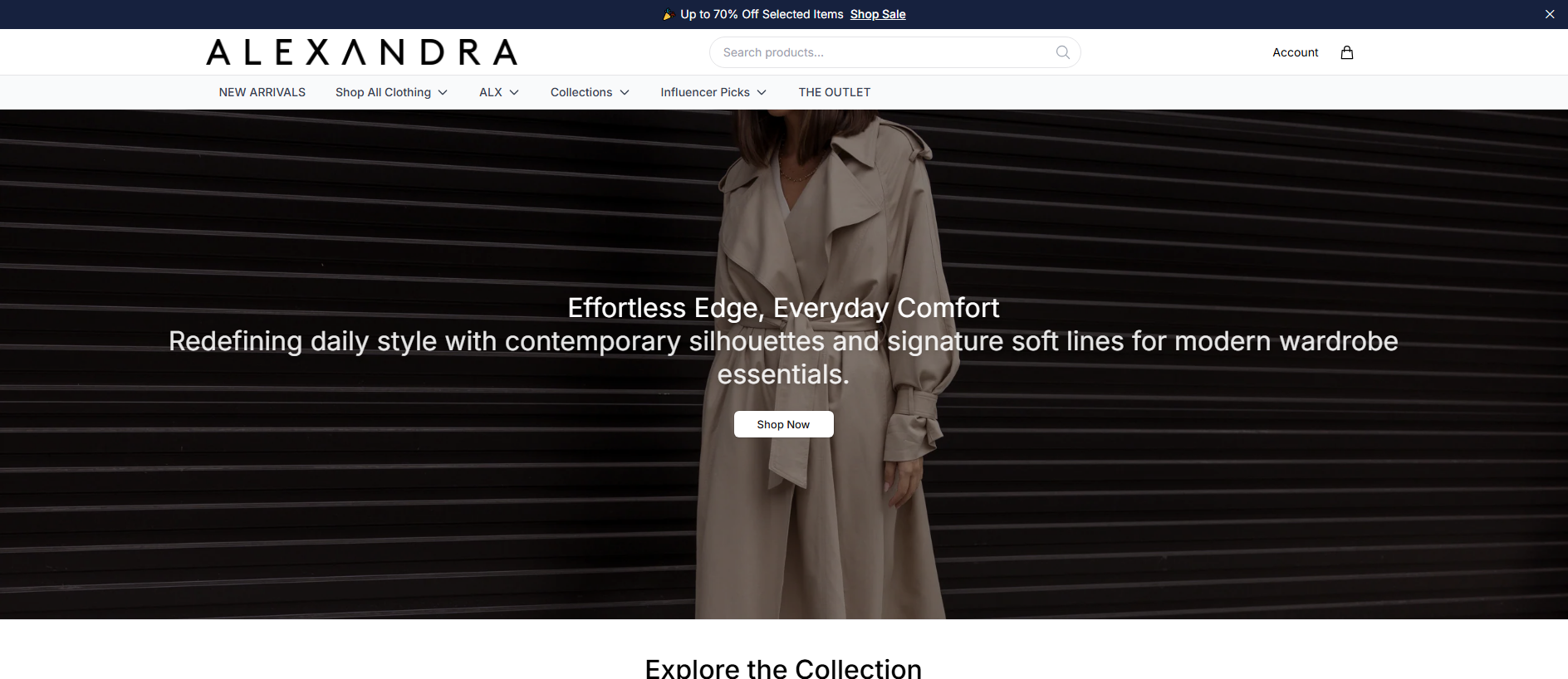 Stored capture of alexandraaustraliafashion.shop
