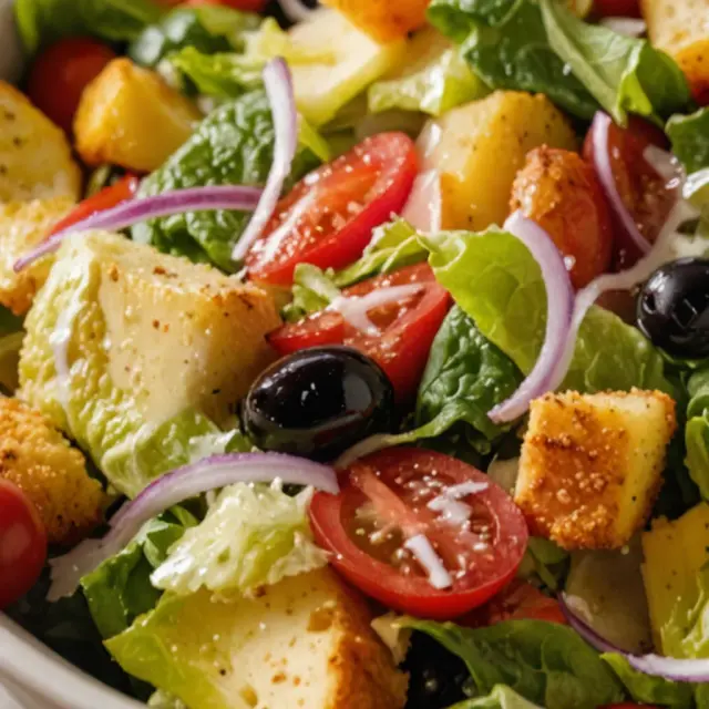 Garden Salad with Olives
