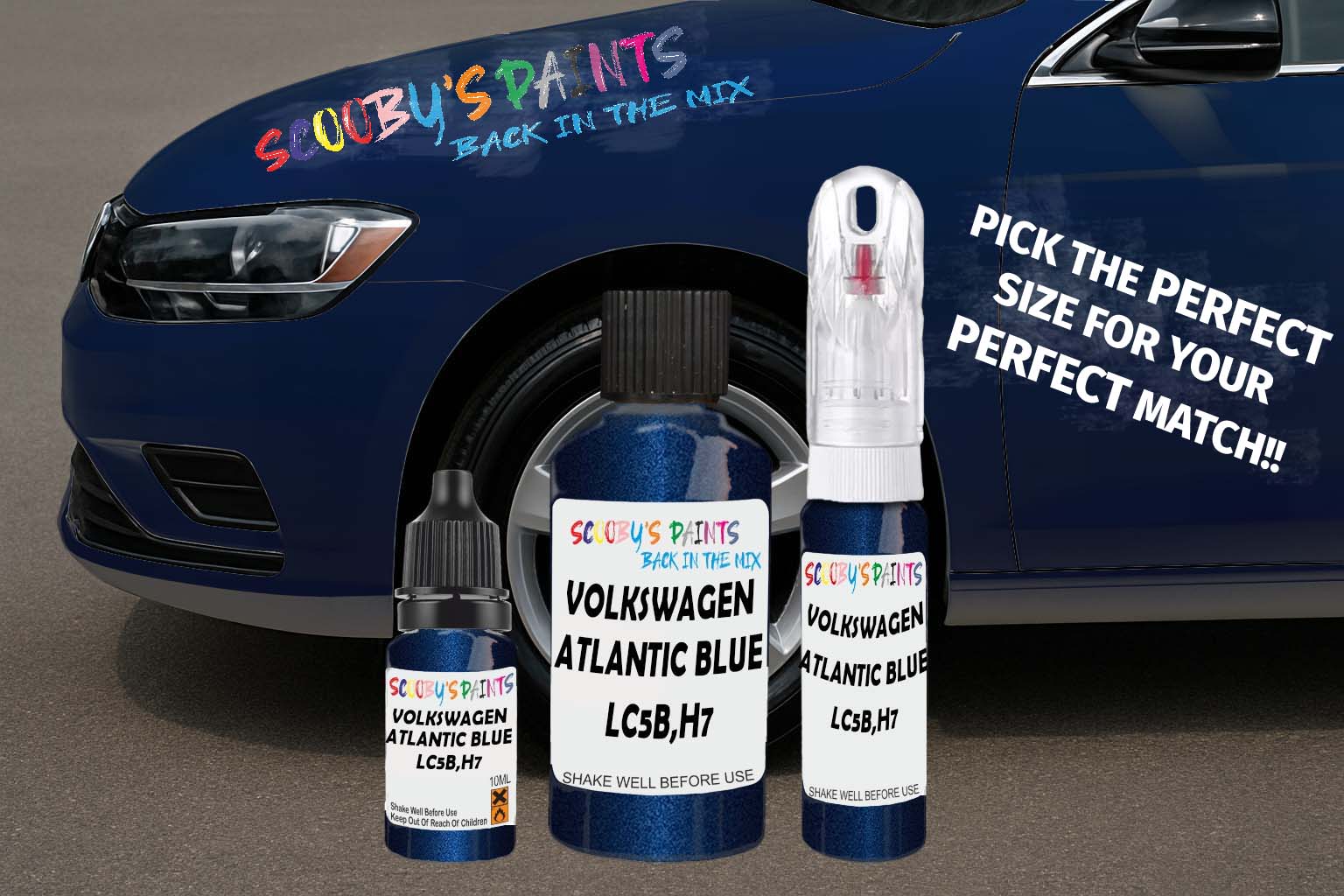 Scooby’s Paints – Volkswagen Triple Touch-Up