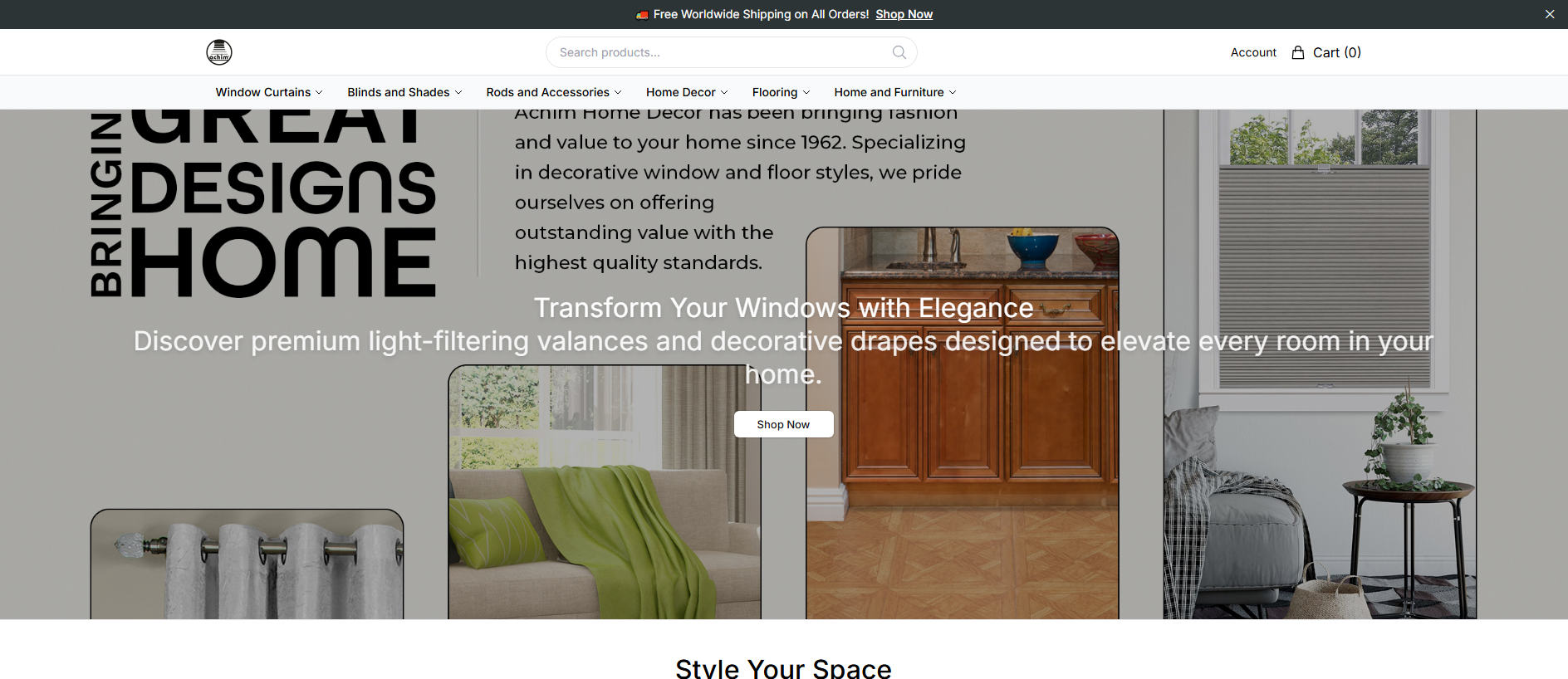 Stored capture of achimhomedecorofficial.shop