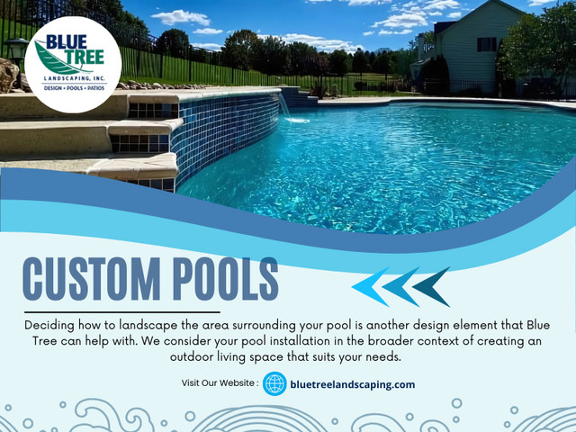When you work with a custom pool builder, you get to pick the shape, size, depth, and extra features that make the pool perfect for your space and your needs. You’re not just buying a pool — you’re creating one from the ground up.

Click here to know more about Custom Pools: https://bluetreelandscaping.com/custom-pools

Google Business Profile: https://www.google.com/maps/place/?cid=17511215015669106043

Visit Official Website: https://bluetreelandscaping.com

Blue Tree Landscaping

Address: 4494 Skippack Pike, Schwenksville, PA 19473, USA
Phone: +16102220590
Email Address: info@bluetrreelandscaping.com
Find Us Google Map: https://maps.app.goo.gl/MYZ9UiPYZH7UvXgv9

Our Profile: https://bluetreelands.imgbb.com/

See More:

https://is.gd/rTChDV
https://is.gd/sUY3KJ
https://is.gd/r9T08I
https://is.gd/fP34x7
