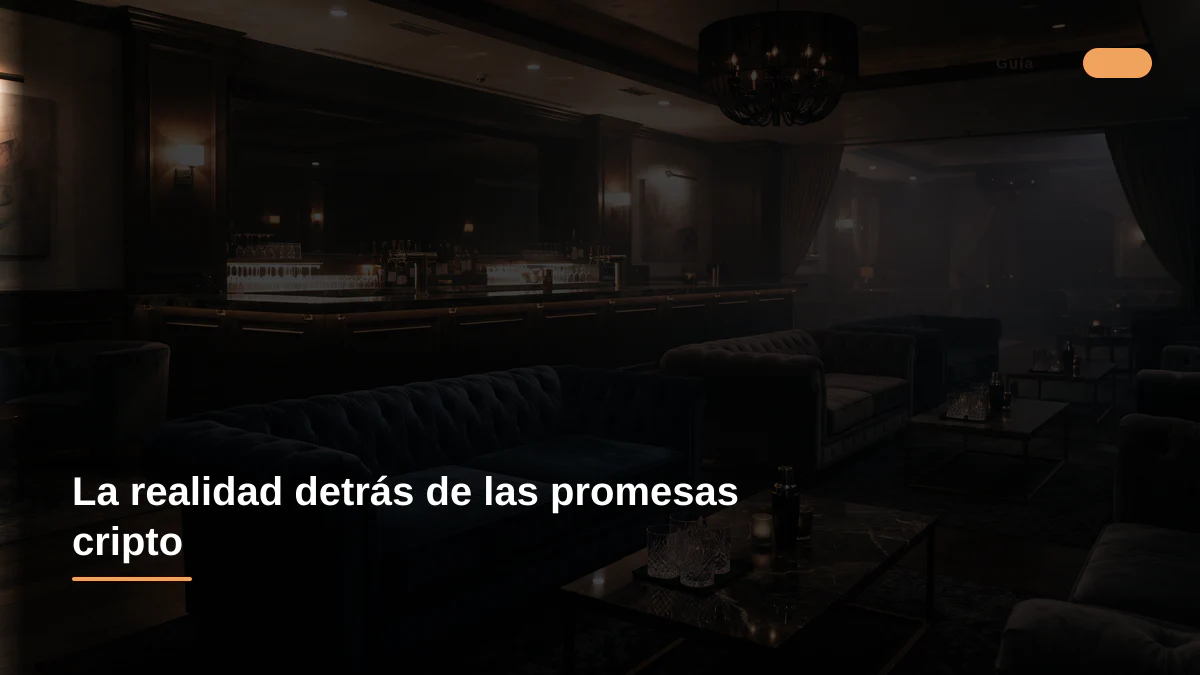 La realidad detrás de las promesas cripto