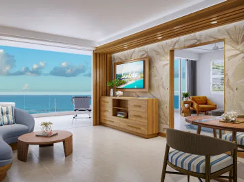 JS – Mammee Bay Oversized Club Level Jr. Suite w/ Balcony Tranquility Soaking Tub