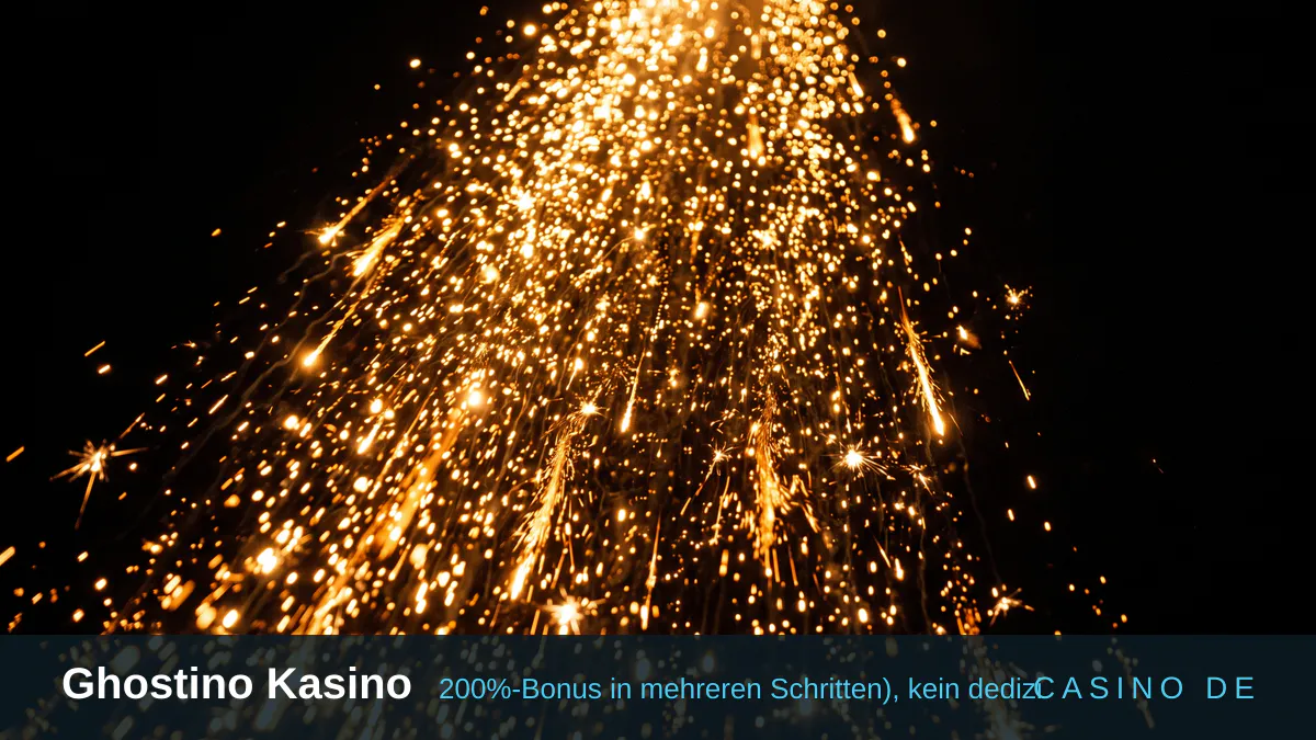 Ghostino Kasino Casino — Willkommensbonus 200%-Bonus in mehreren Schritten), kein dedizi + 50 FS, Zahlungen: Sofort, Apple Pay, Google Pay, Bitcoin, Ethereum