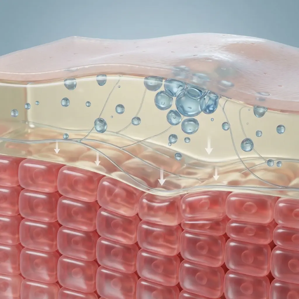 Water accumulation under skin