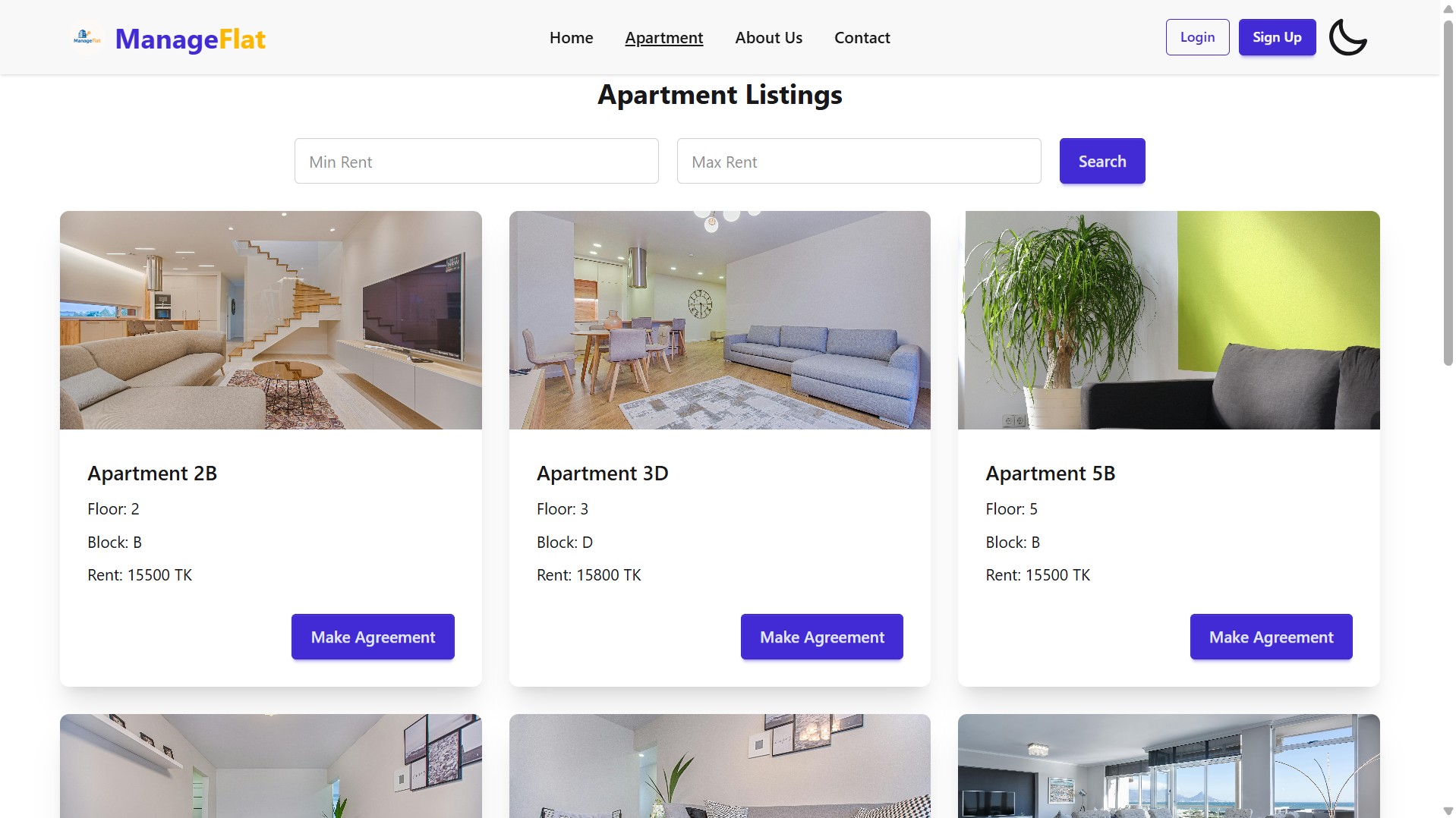 FlatManage screenshot 1