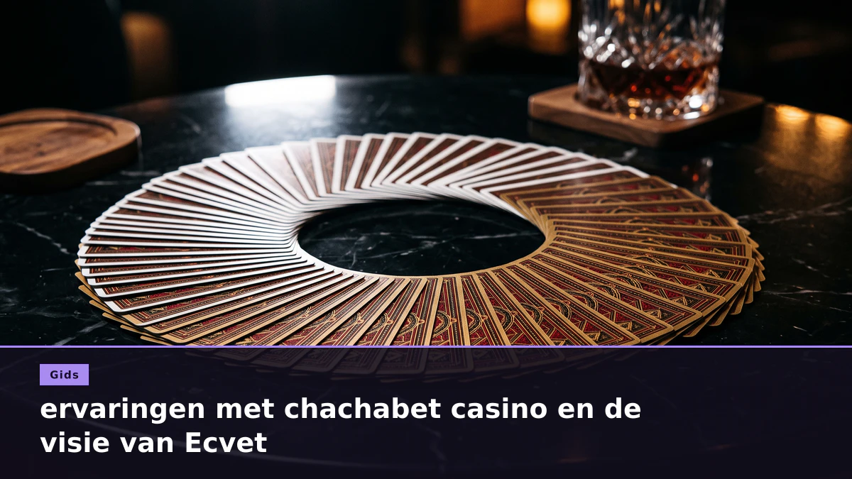 ervaringen met chachabet casino en de visie van Ecvet