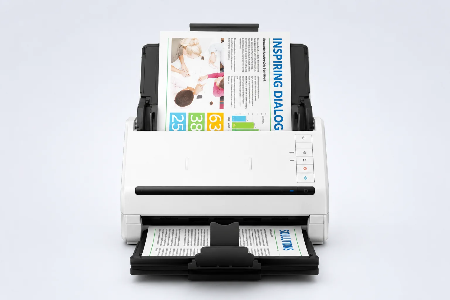Epson WorkForce DS-770II A4 45ppm Auto Feed Document Scanner — front view