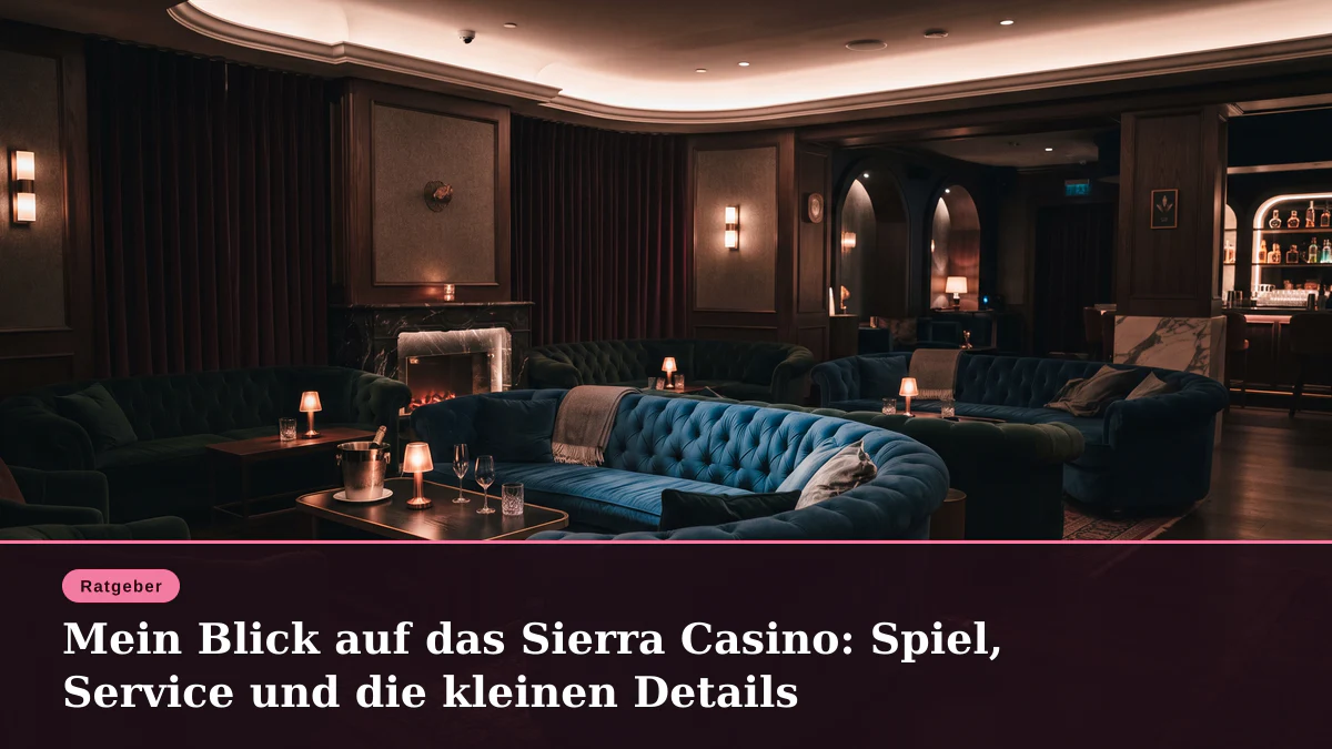 Mein Blick auf das Sierra Casino: Spiel, Service und die kleinen Details