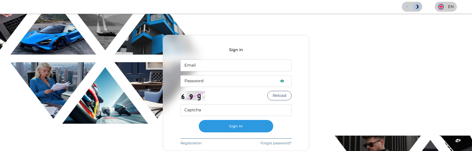 Forensic screenshot of [REDACTED] showing the phishing page layout