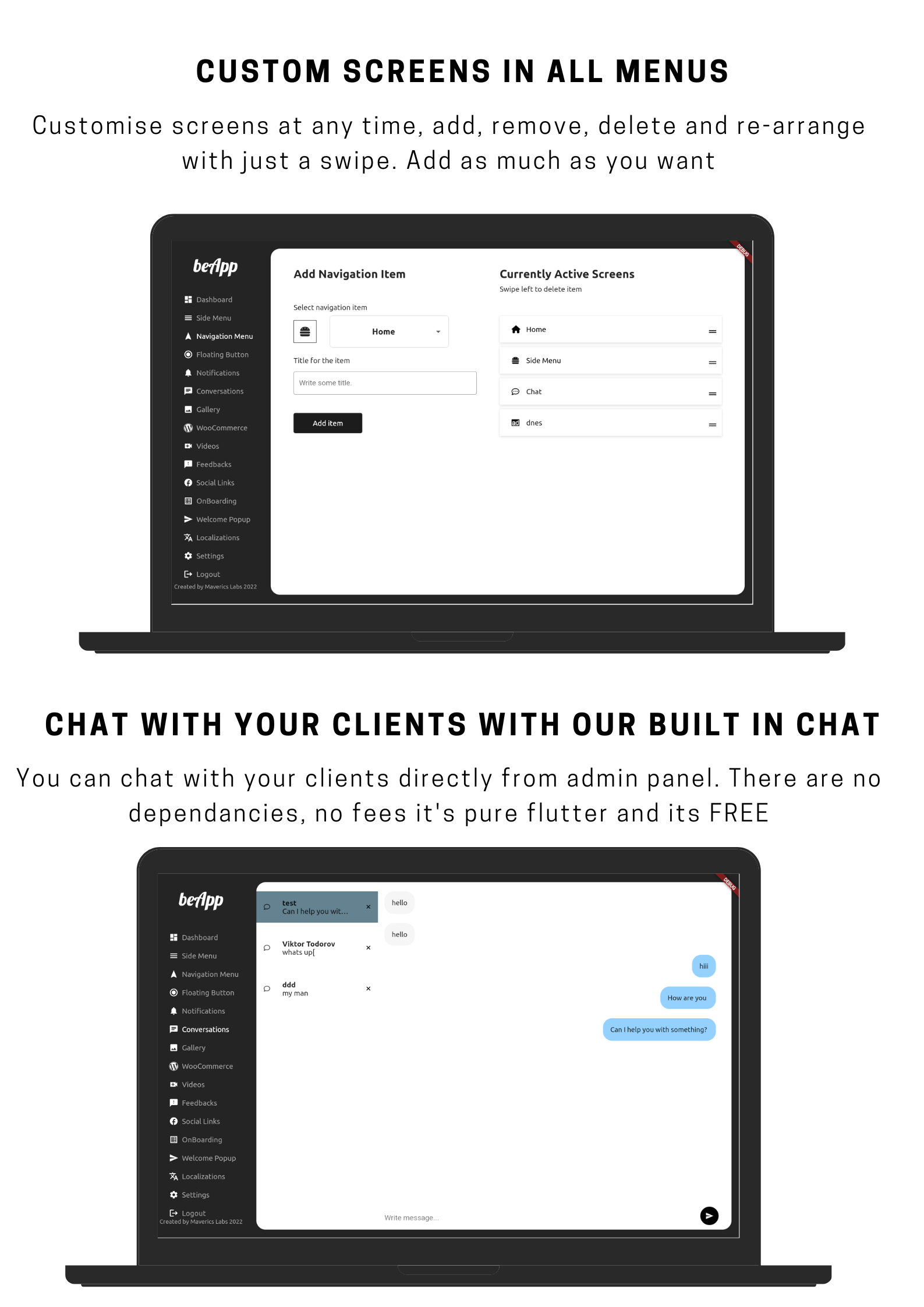 Rocket BeApp MINI - Flutter Web Converter