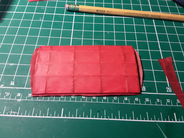 Timming the tissue on the sub-plane.
