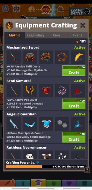 Crafting-Lvl-Shards