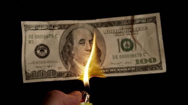 dollarburning