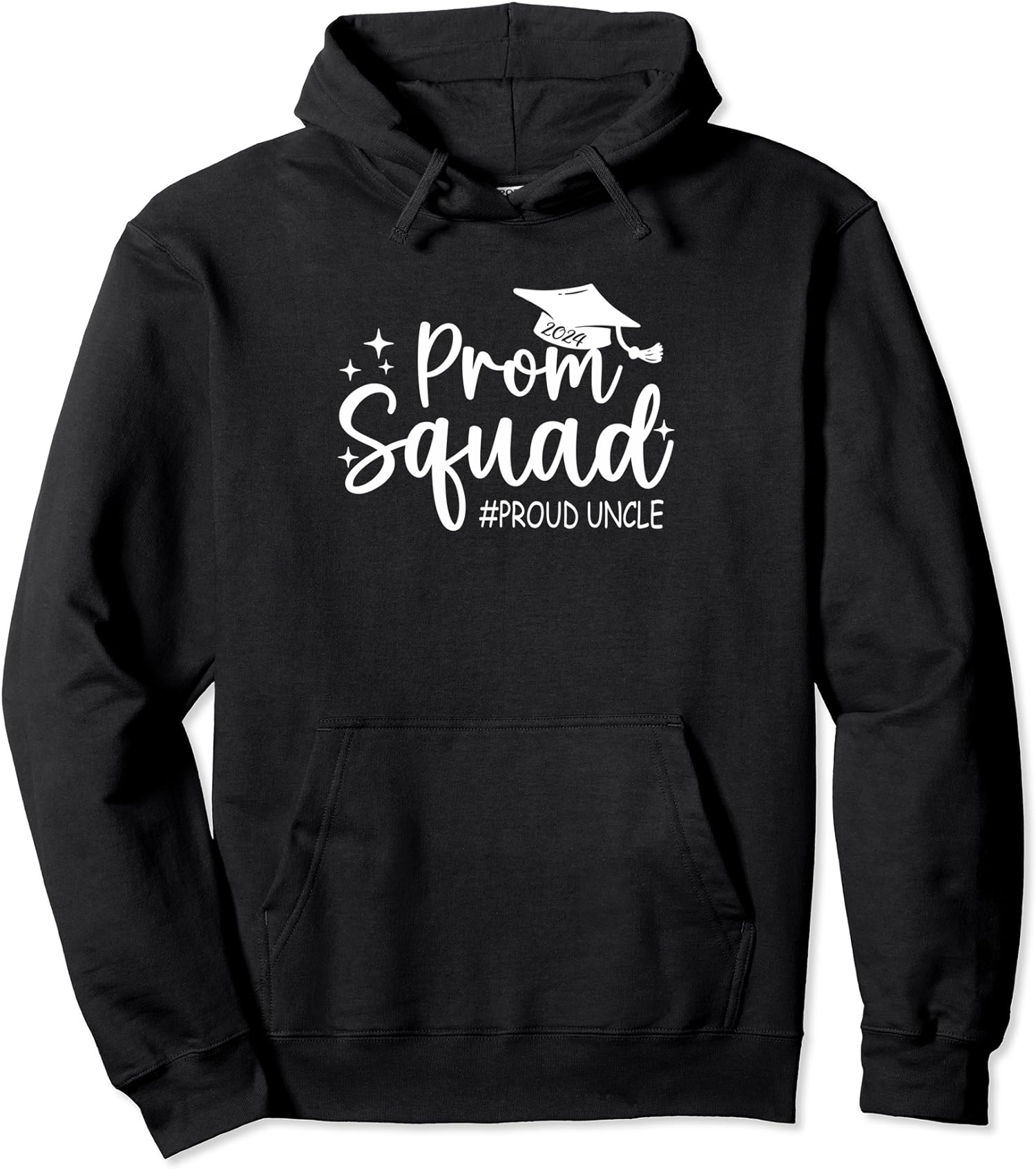 Prom Squad 2024 Proud Mom Graduation Prom Class 2024 Unisex Hooded Sweatshirt