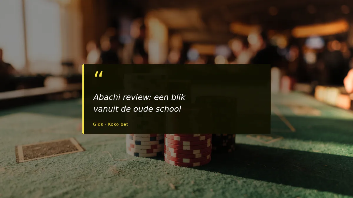 Abachi review: een blik vanuit de oude school
