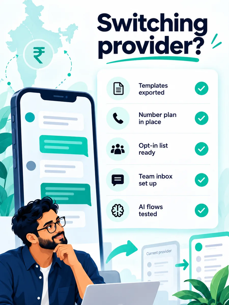 Checklist before switching WhatsApp API provider