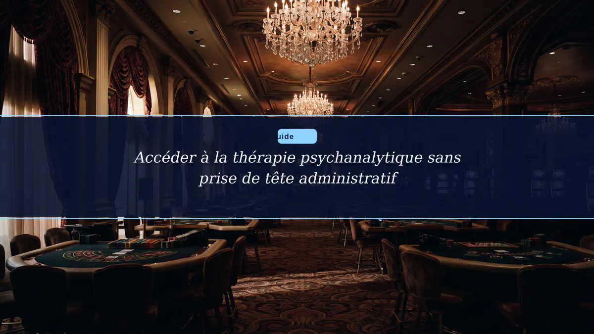 Accéder à la thérapie psychanalytique sans prise de tête administratif