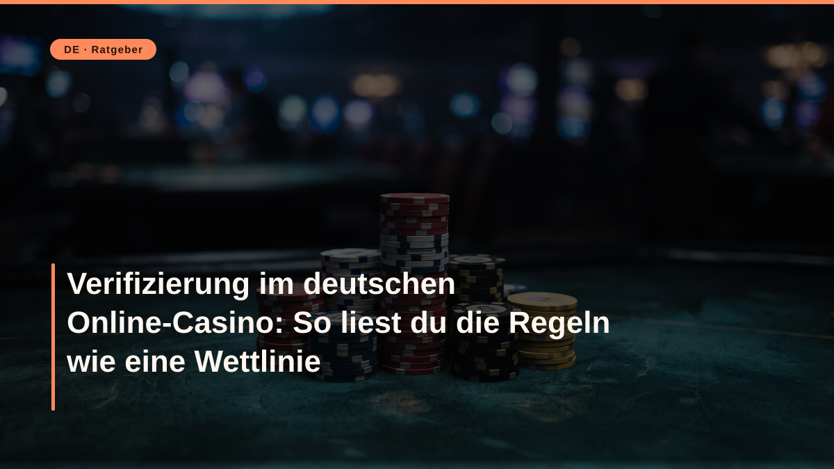 Verifizierung im deutschen Online-Casino: So liest du die Regeln wie eine Wettlinie Verifizierung im deutschen Online-Casino: So liest du die Regeln wie eine Wettlinie
