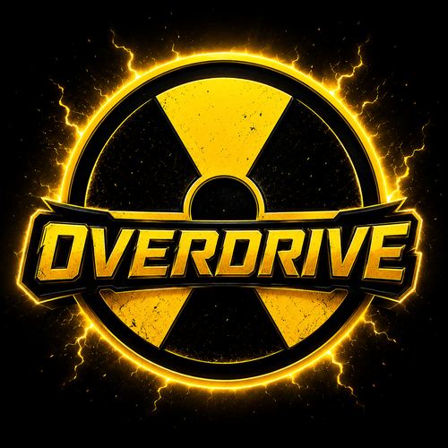 OVERDRIVE-X100X-|EVENTS|ROAMS|kit|/turret|x50x|x100000000000 logo